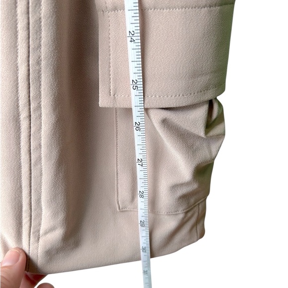 Mistress Rocks Shorts Romper with short sleeve crop top size medium in pale pink - Picture 10 of 13